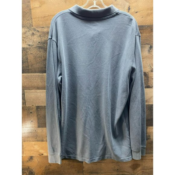 Eddie Bauer Men's Grey Henley Size Large‎ Tall - Picture 3 of 3